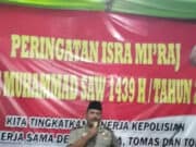 Polsek Karawaci Gelar Peringatan Isra Mi'raj Nabi Muhammad SAW 1439 H
