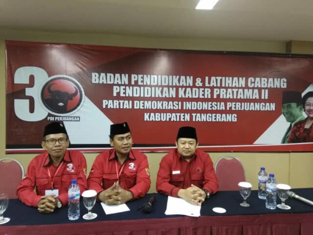 DPD PDI Perjuangan Kabupaten Tangerang Gelar Pendidikan Kader Pratama