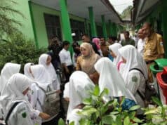 Tinjau Pelaksanaan UNBK, Bupati Pandeglang Minta Pihak Sekolah Picu Semangat Siswa Belajar
