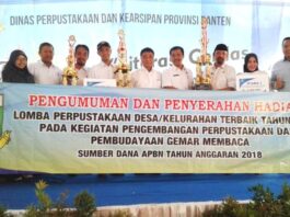 Perpusdes Fathussalam Desa Ciparasi, Wakili Lebak Raih Juara Tiga Lomba Perpustakaan Desa dan Kelurahan Se-Banten