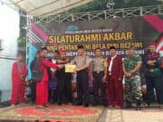 Kapolsek Batu Ceper Hadiri Giat Silaturahmi Akbar Ajang Pentas Pelestarian Seni Bela Diri Betawi