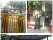 Polisi Perketat Pengamanan Bagi Masyarakat Yang Datang Ke Mapolsek Jatiuwung