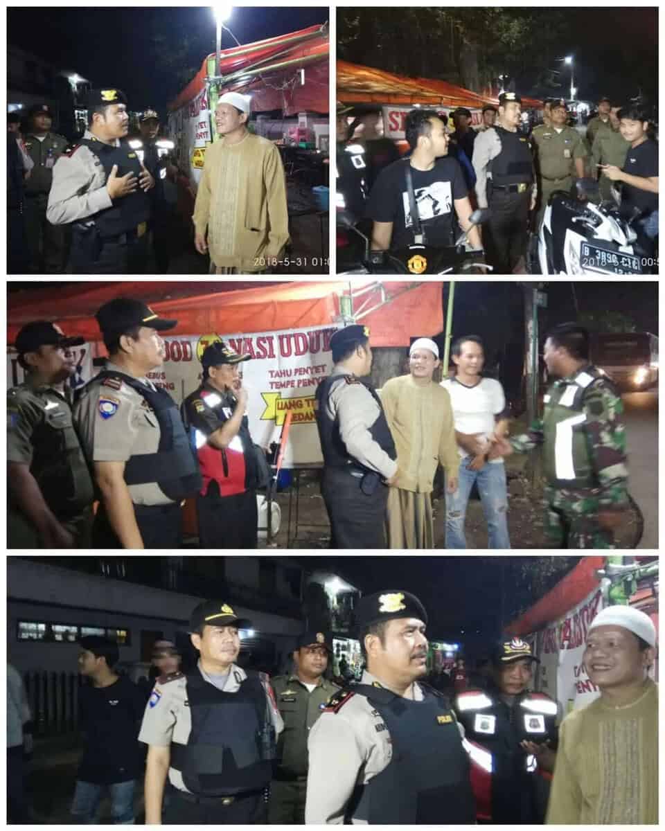 Bersama Tiga Pilar, Kapolsek Karawaci Gelar Operasi Cipkon di Pertengahan Bulan Ramadhan