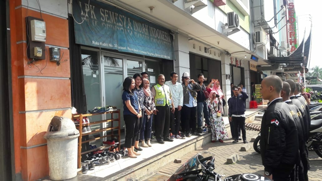 Kapolsub Sektor Palem Semi Aiptu Purwanto Tinjau Siswa LPK PT SEII Trainee Tangerang ke Jepang