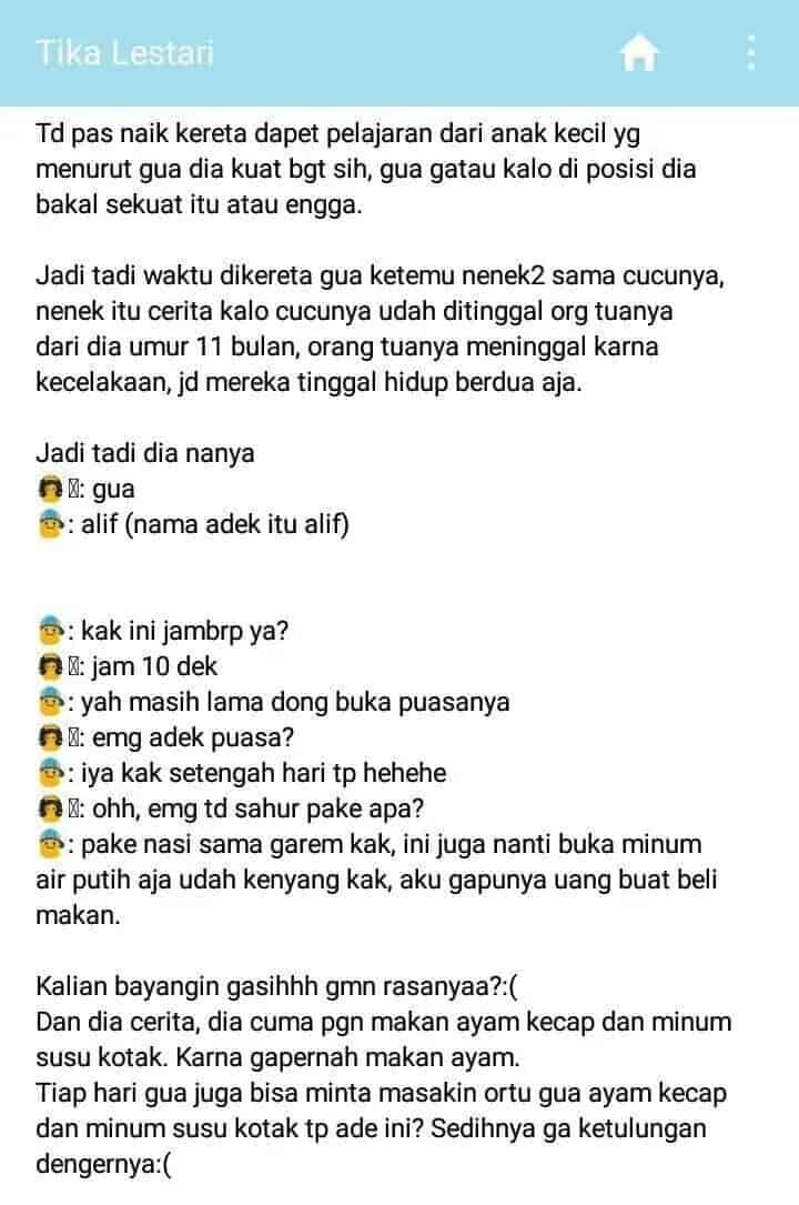 Mengenal Alif Hidayat, Bocah yang Sahur dengan Nasi dan Garam di Kota Tangerang