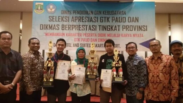Sonil TBM Himata Raih Juara III Lomba Apresiasi GTK PAUD dan DIKMAS.