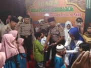 Bersama Ketua Ranting Bhayangkari, Kapolsek Jatiuwung Buka Puasa Bersama dan Santuni Anak yatim