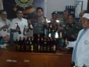 Sita 172 Botol Miras, Polsek Kelapa Dua dan Trantib Gelar Operasi Pekat