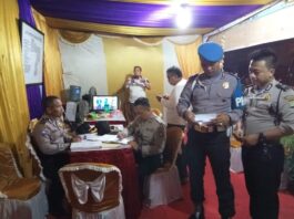 Kapolsek Ciledug Pamenwas Kompol Supiyanto Kontrol Pos Pam Ops Ketupat Jaya 2018 di Wilayah Polsek Batu Ceper