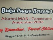 Sambung Tali Silaturahmi, Alumni MAN I Tangerang Akan Bukber di Saung Banksasuci