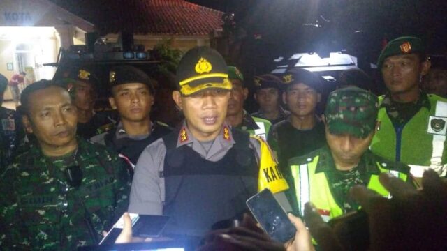 Patroli Gabungan, TNI-Polri Pastikan Pilwalkot Serang Aman