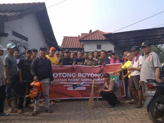 Jalin Kebersamaan, Kepala Desa Cirarab Gelar Bacakan Usai Kerja Bakti