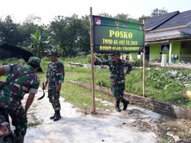 70 Personil Gabungan Diterjunkan di Lokasi Program TMMD ke-102