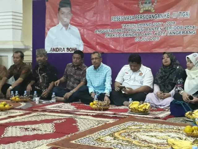 Anggota DPRD Banten, Andra Soni Jaring ASMARA melalui Reses
