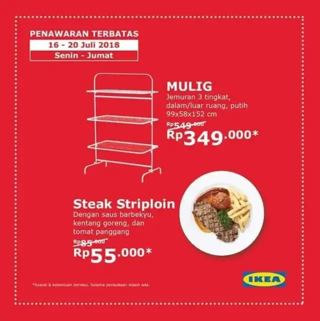 IKEA Hadirkan Penawaran Terbatas Mingguan IKEA Hadirkan Penawaran Terbatas Mingguan