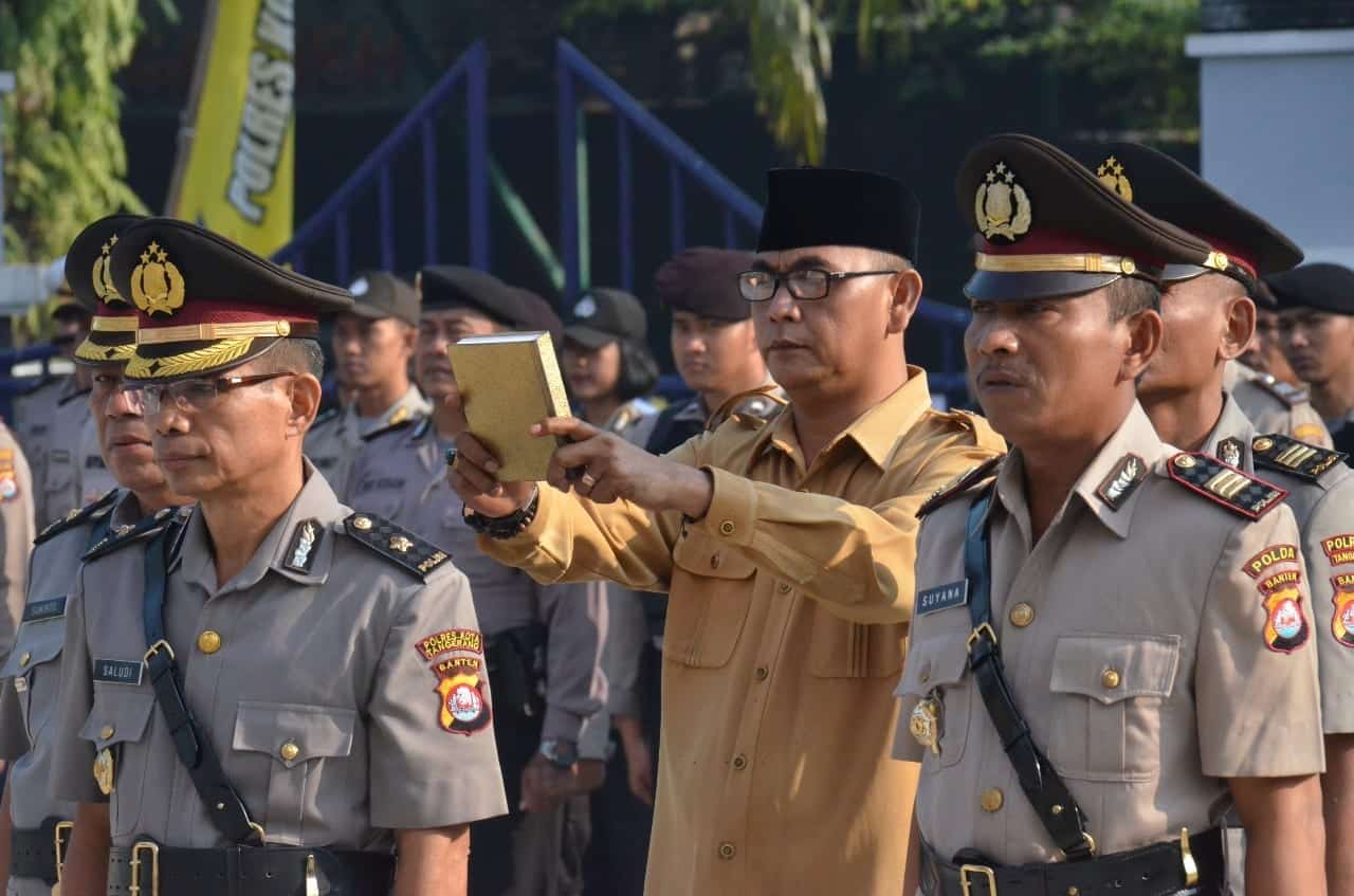 Pimpin Upacara Serah Terima Jabatan, Kapolresta Tangerang: Tindak Tegas Pelaku Begal