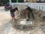 Bersama Masyarakat Satgas TMMD Ke - 102 Renovasi Balai Desa