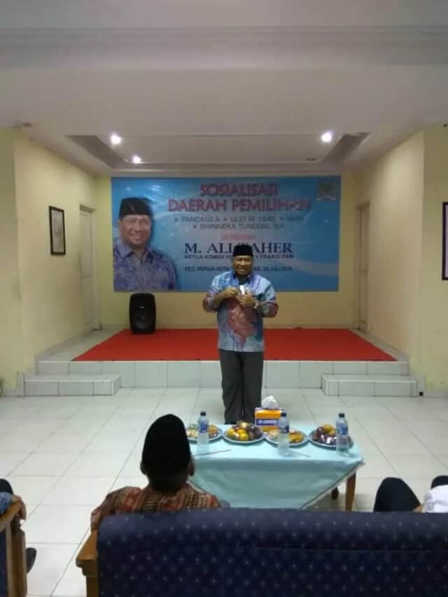 DR. H. Ali Taher, SH. MH : Membangun keragaman Indonesia, 4 pilar sebagai ideologi bangsa.