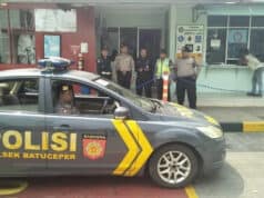 Kanit Sabhara Polsek Batu Ceper Sambangi Sentra Ekonomi