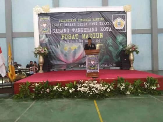 PSHT Cabang Tangerang Kota dan Pusat Madiun Mengkukuhkan Pengurus Ranting