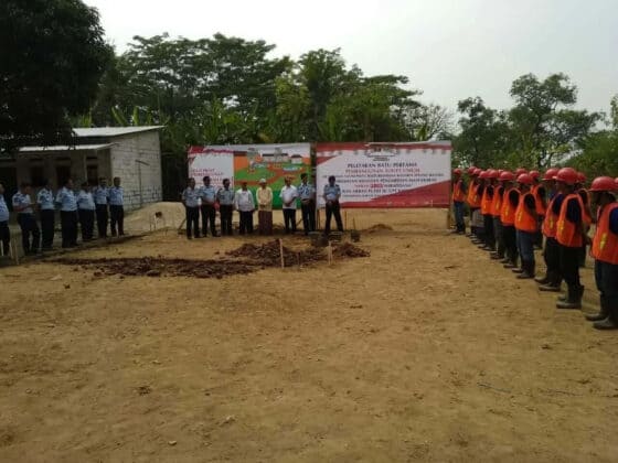Jadi Pasukan Merah Putih, WBP se-Kanwil Kemenkuham Banten Bangun Tempat Sosial
