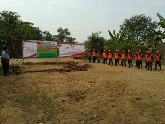Jadi Pasukan Merah Putih, WBP se-Kanwil Kemenkuham Banten Bangun Tempat Sosial