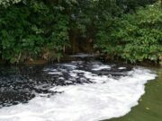 YAPELH Geram, Limbah Diduga Milik PT. Argo Pantes Kembali Cemari Sungai Cisadane