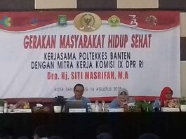 Komisi IX DPR RI Dan Kemenkes RI Gandeng POLTEKKES Banten Gelar Gerakan Masyarakat Hidup Sehat