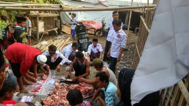 Posraya Indonesia Sembelih Hewan Qurban di Tangerang dari Presiden Jokowi