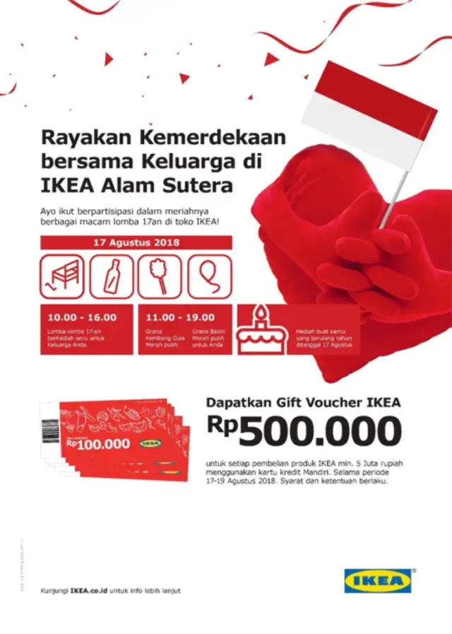 Semarakkan Hari Kemeredekaan Indonesia, IKEA Akan Gelar Lomba Kemerdekaan Semarakkan Hari Kemeredekaan Indonesia, IKEA Akan Gelar Lomba Kemerdekaan