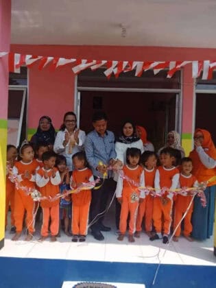 Kepala Desa Palasari Resmikan PAUD Kasih Ibu