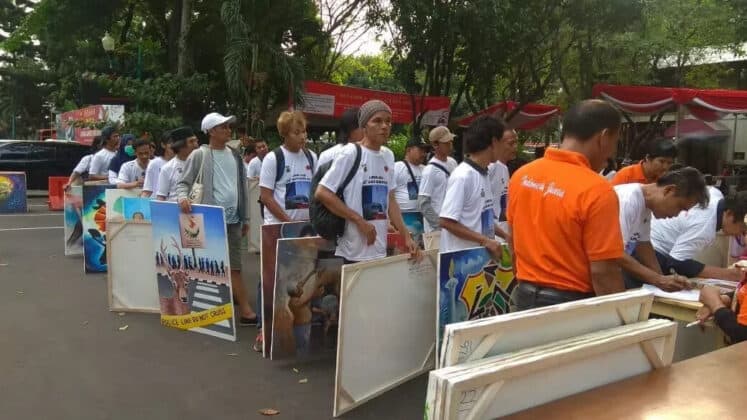 Meriahkan Asian Games 2018, Polda Metro Jaya Gelar Lomba Lukis Nasional
