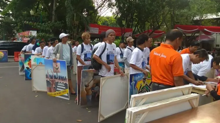 Meriahkan Asian Games 2018, Polda Metro Jaya Gelar Lomba Lukis Nasional
