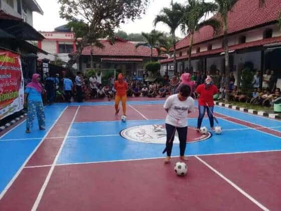 WBP dan Petugas Rutan Rangkasbitung Adu Ketangkasan Memperebutkan Ranking Satu