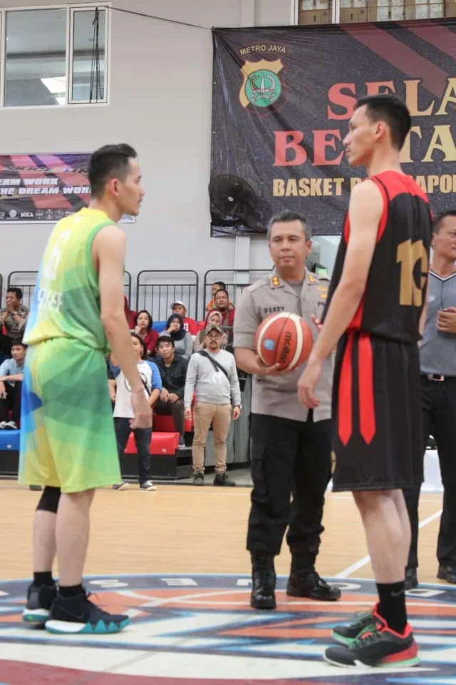 Kompetisi Basket Ball Cup Ke II Piala Kapolres Tangerang Selatan Resmi Dibuka