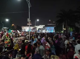 Nisa Sabyan Manggung Di Festival Al azhom,Banyak Pengunjung Anak Tergencet
