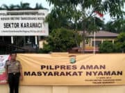 Polisi : Pemilu Aman Masyarakat Nyaman 'Sukseskan Pilpres Dan Pileg 2019'