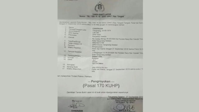 Mengaku Dikeroyok, Ketua RT Lapor Polisi Dan Garnisun 05/06 Tangerang