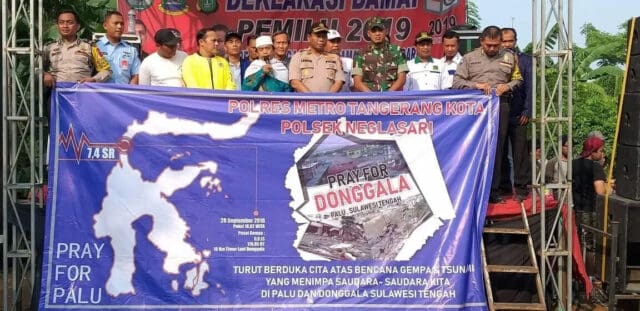 Perduli Gempa Palu Polsek Neglasari Gelar Doa Dan Dana