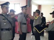 Kapolres Tangsel Pimpin Sertijab 2 Kapolsek