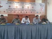 Deklarasi Damai, Polsek Jatiuwung Siap Amankan Pemilu 2019 di 3 Kecamatan