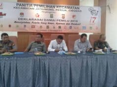 Deklarasi Damai, Polsek Jatiuwung Siap Amankan Pemilu 2019 di 3 Kecamatan Deklarasi Damai, Polsek Jatiuwung Siap Amankan Pemilu 2019 di 3 Kecamatan