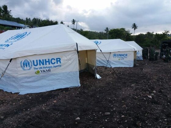YKMI & UNHCR Berikan Bantuan Bagi Para Korban Gempa di Sulawesi Tengah