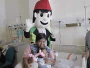 Maskot Tangsel Entong C-More, Hibur Pengunjung dan Pasien RSU Tangsel