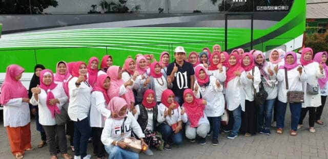 Emak-emak Koalisi Perempuan Tangerang Dukung Jokowi di Pilpres Mendatang