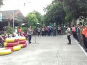 Apel Siaga Banjir, Kapolsek Jatiuwung Cek Kesiapan Personil