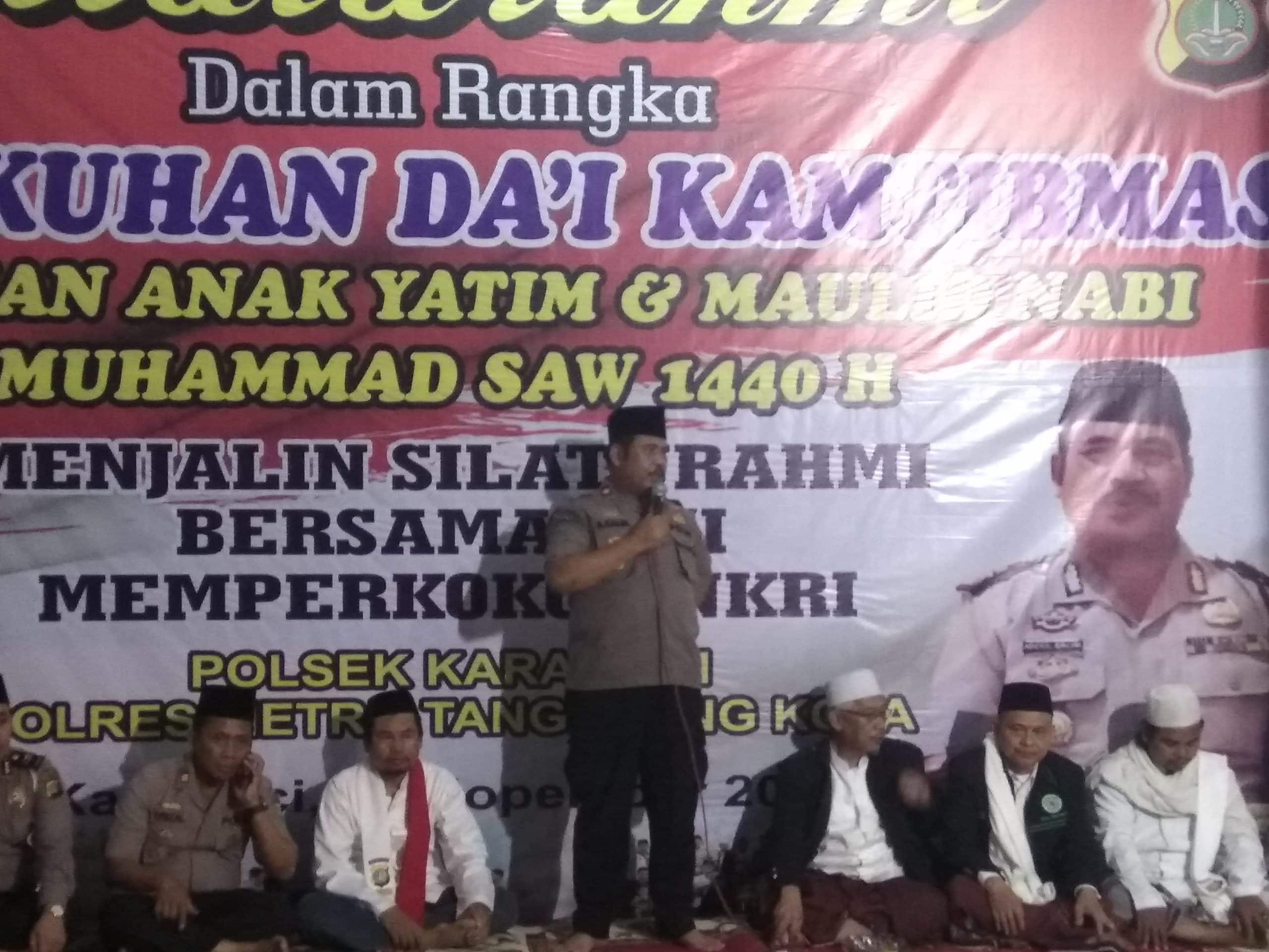 Kapolres Metro Tangerang Kota, Kukuhkan Da'i Kamtibmas Polsek Karawaci