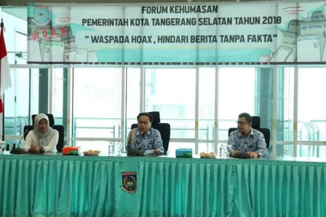 Forum Kehumasan Tangsel Ajarkan OPD Tangkal Berita Hoax