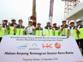 3 BUMN Bangun Rusun Terintegrasi 3 Stasiun di Tangsel dan Tangerang