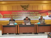 Supervisi Polda Banten Bahas Tentang Pakaian PNS Polri